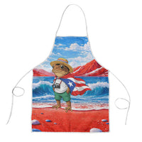 Coqui Frog Puerto Rico Flag Apron Taino Boricua Puerto Rican
