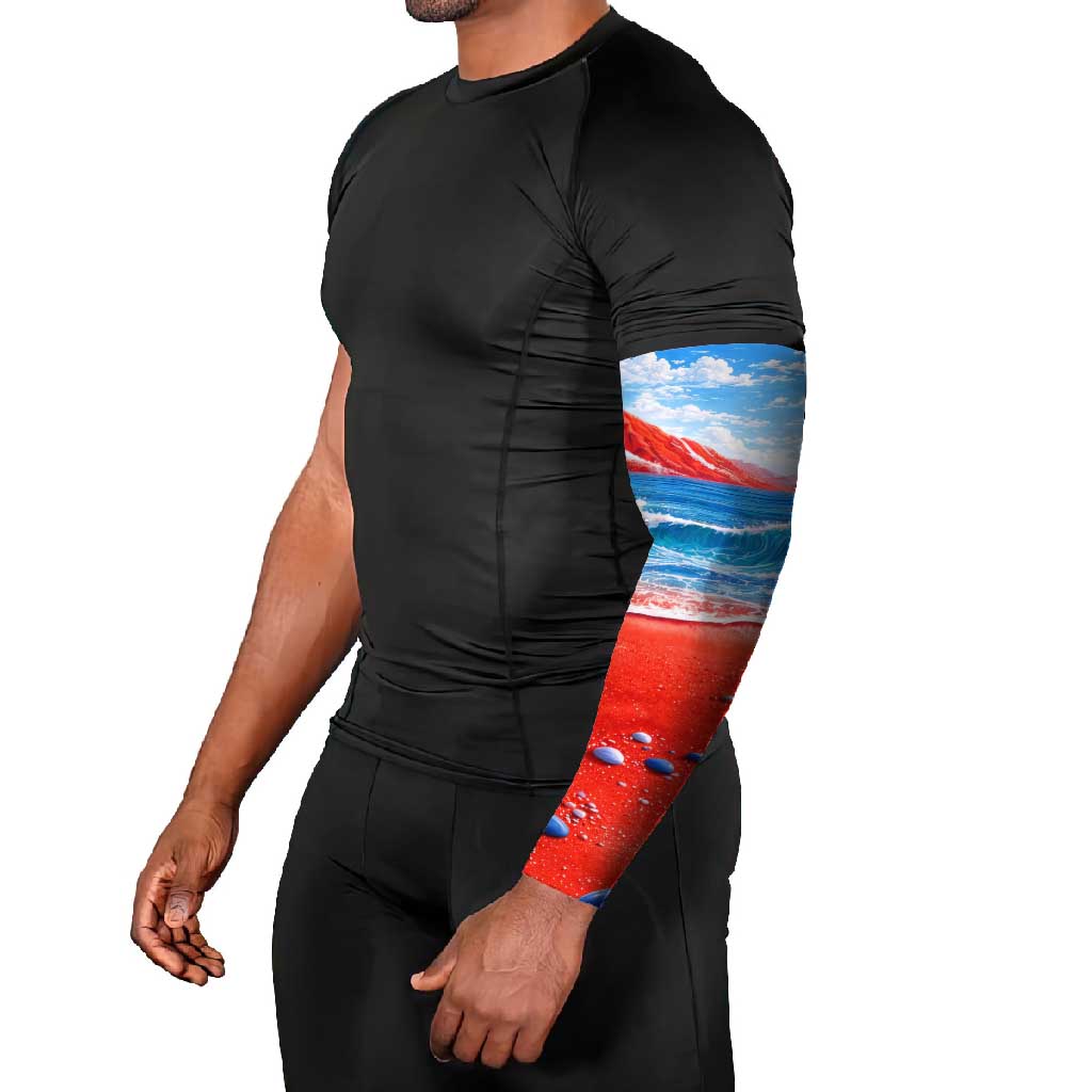 Coqui Frog Puerto Rico Flag Arm Sleeves Taino Boricua Puerto Rican