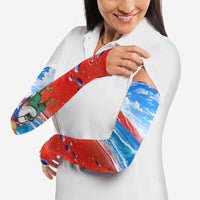 Coqui Frog Puerto Rico Flag Arm Sleeves Taino Boricua Puerto Rican