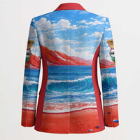 Coqui Frog Puerto Rico Flag Blazer Taino Boricua Puerto Rican