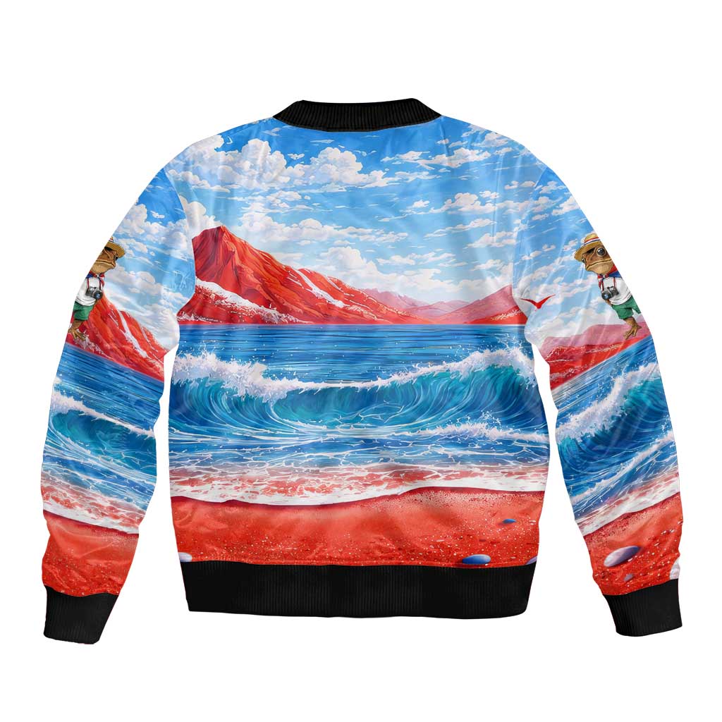 Coqui Frog Puerto Rico Flag Bomber Jacket Taino Boricua Puerto Rican