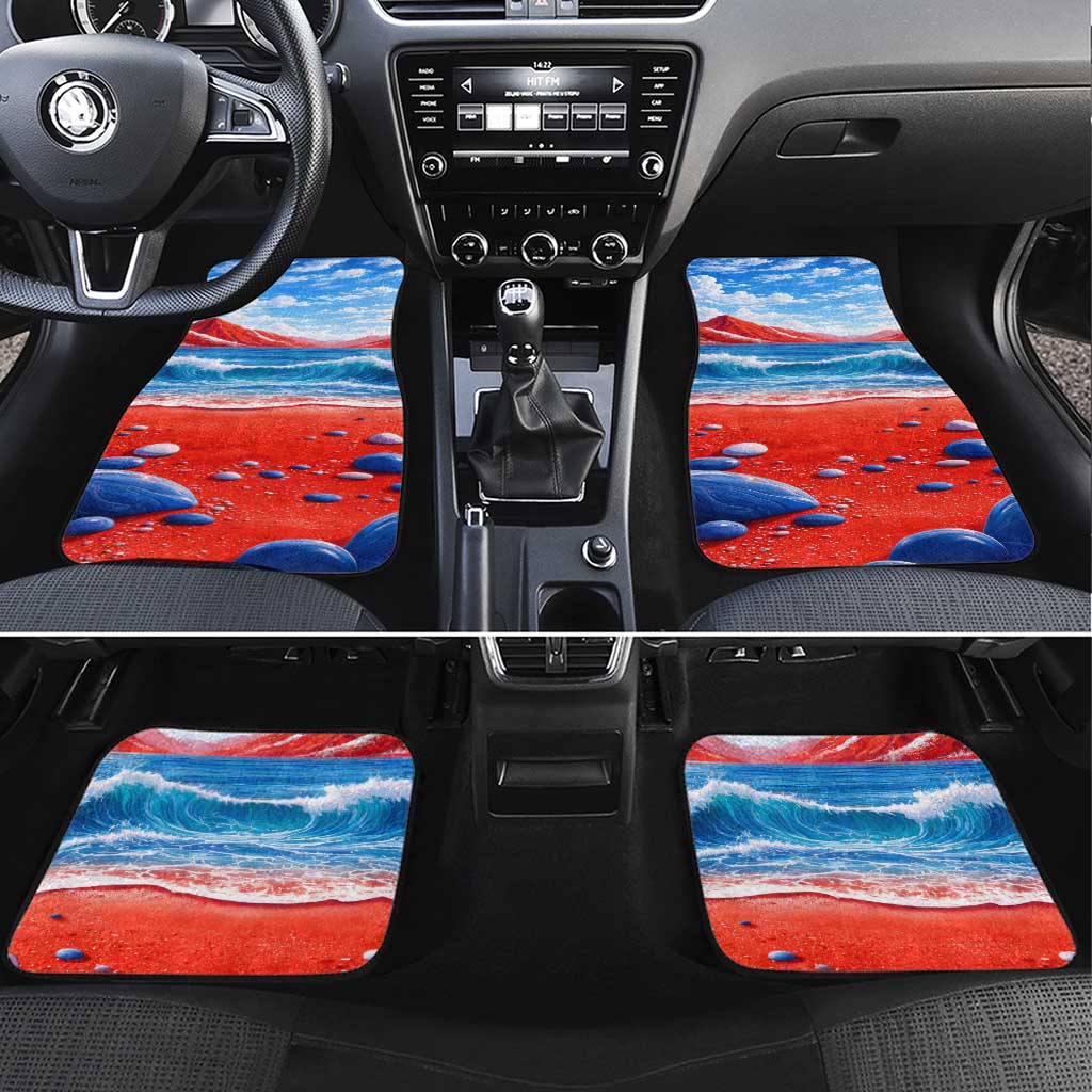 Coqui Frog Puerto Rico Flag Car Mats Taino Boricua Puerto Rican