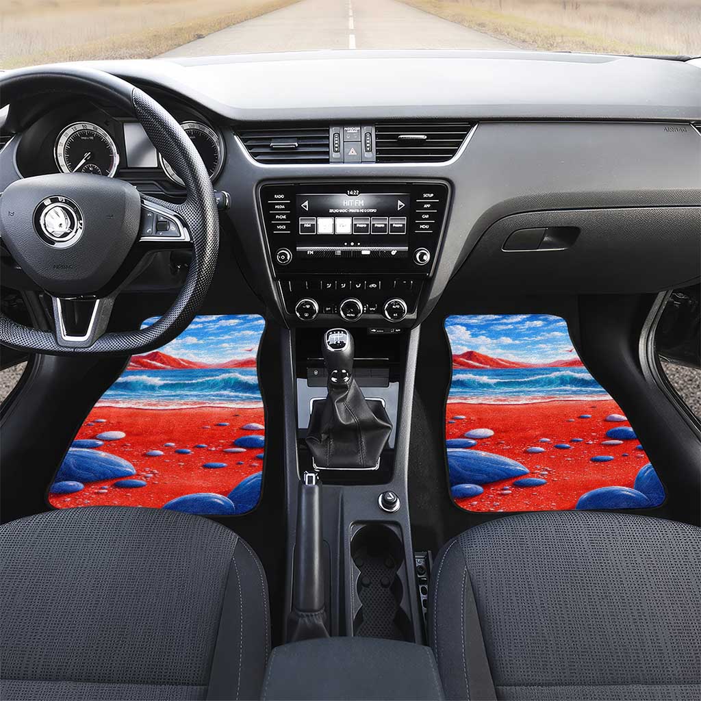 Coqui Frog Puerto Rico Flag Car Mats Taino Boricua Puerto Rican