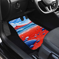 Coqui Frog Puerto Rico Flag Car Mats Taino Boricua Puerto Rican