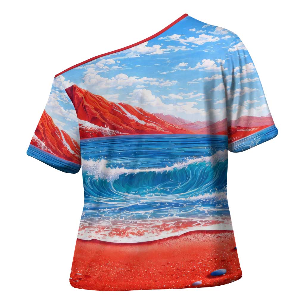 Coqui Frog Puerto Rico Flag Cross Shoulder Shirt Taino Boricua Puerto Rican
