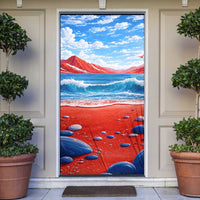 Coqui Frog Puerto Rico Flag Door Cover Taino Boricua Puerto Rican