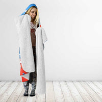 Coqui Frog Puerto Rico Flag Hooded Blanket Taino Boricua Puerto Rican