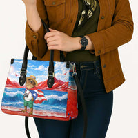 Coqui Frog Puerto Rico Flag Leather Bag Taino Boricua Puerto Rican