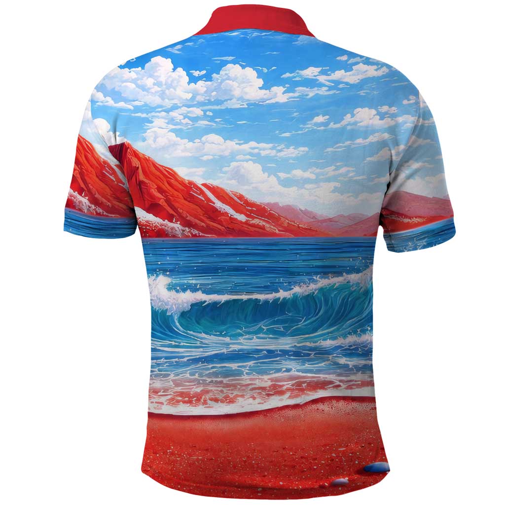Coqui Frog Puerto Rico Flag Polo Shirt Taino Boricua Puerto Rican