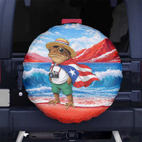 Coqui Frog Puerto Rico Flag Spare Tire Cover Taino Boricua Puerto Rican