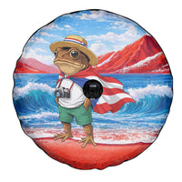 Coqui Frog Puerto Rico Flag Spare Tire Cover Taino Boricua Puerto Rican
