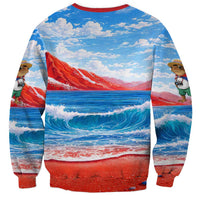 Coqui Frog Puerto Rico Flag Sweatshirt Taino Boricua Puerto Rican
