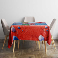 Coqui Frog Puerto Rico Flag Tablecloth Taino Boricua Puerto Rican