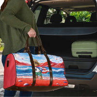 Coqui Frog Puerto Rico Flag Travel Bag Taino Boricua Puerto Rican