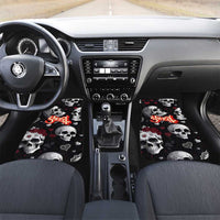 Ghost Valentine Car Mats with Rockets Skull Heart Pattern