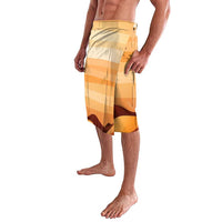 First Of All Raccoon Humor Lavalava with Vintage Orange Stripes