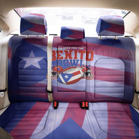 Benito Bowl Fan Gear Back Car Seat Cover with Puerto Rican Flag Football Graphic