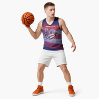 Benito Bowl Fan Gear Basketball Jersey with Puerto Rican Flag Football Graphic