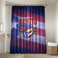 Benito Bowl Fan Gear Bathroom Set with Puerto Rican Flag Football Graphic