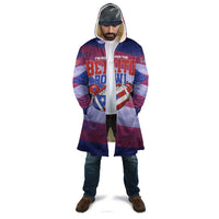 Benito Bowl Fan Gear Cloak with Puerto Rican Flag Football Graphic