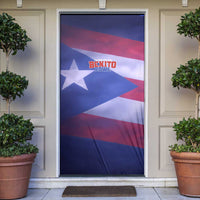 Benito Bowl Fan Gear Door Cover with Puerto Rican Flag Football Graphic