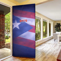 Benito Bowl Fan Gear Door Cover with Puerto Rican Flag Football Graphic
