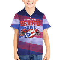 Benito Bowl Fan Gear Hawaiian Shirt with Puerto Rican Flag Football Graphic