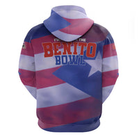 Benito Bowl Fan Gear Hoodie with Puerto Rican Flag Football Graphic