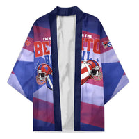 Benito Bowl Fan Gear Kimono with Puerto Rican Flag Football Graphic