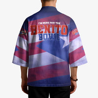 Benito Bowl Fan Gear Kimono with Puerto Rican Flag Football Graphic
