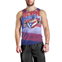 Benito Bowl Fan Gear Men Tank Top with Puerto Rican Flag Football Graphic