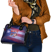 Benito Bowl Fan Gear Shoulder Handbag with Puerto Rican Flag Football Graphic