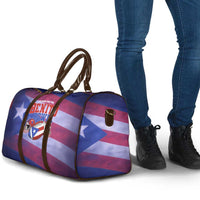 Benito Bowl Fan Gear Travel Bag with Puerto Rican Flag Football Graphic