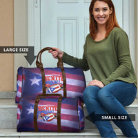 Benito Bowl Fan Gear Travel Bag with Puerto Rican Flag Football Graphic