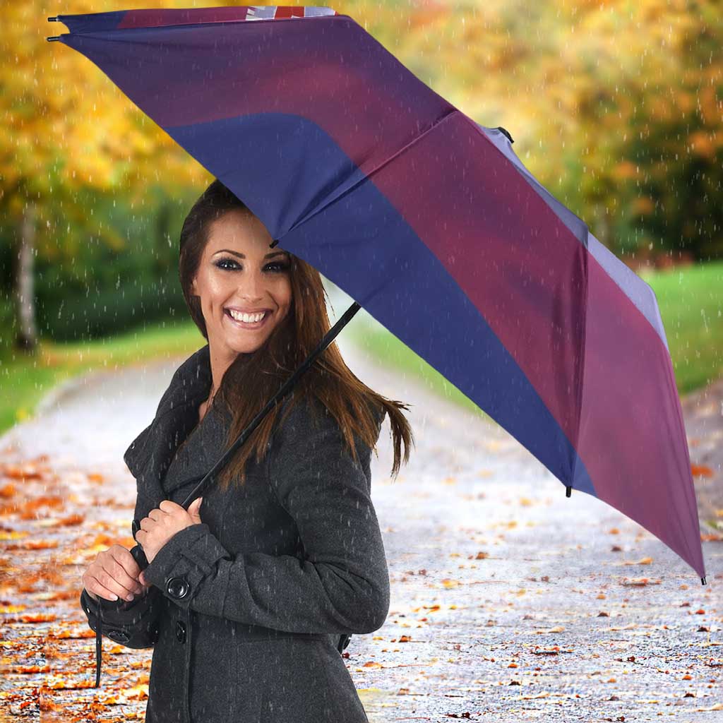 Benito Bowl Fan Gear Umbrella with Puerto Rican Flag Football Graphic