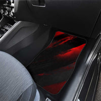 Boomer Generation Car Mats with Skull Crossbones and Grunge Streak Pattern
