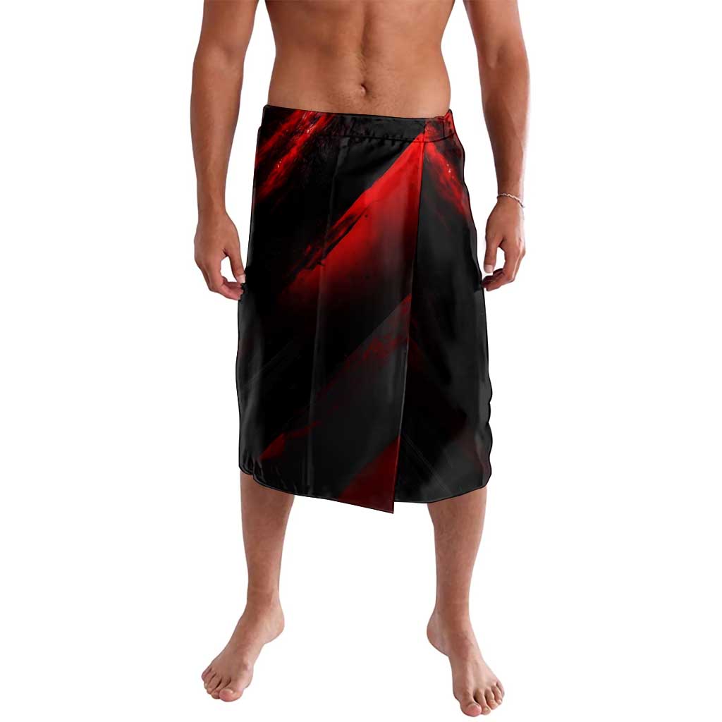 Boomer Generation Lavalava with Skull Crossbones and Grunge Streak Pattern