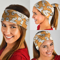 Chubby Duck Neck Gaiter Shocked White Ducks Cartoon Doodle Pattern