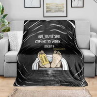 Funny Workplace Meme Office Humor Manager Blanket Employee Job Joke Worked to Death