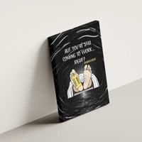 Funny Workplace Meme Office Humor Manager Canvas Wall Art Employee Job Joke Worked to Death