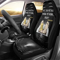 Funny Workplace Meme Office Humor Manager Car Seat Cover Employee Job Joke Worked to Death