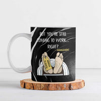 Funny Workplace Meme Office Humor Manager Ceramic Mug Employee Job Joke Worked to Death