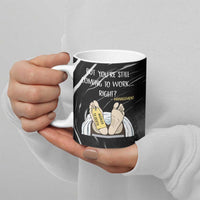 Funny Workplace Meme Office Humor Manager Ceramic Mug Employee Job Joke Worked to Death