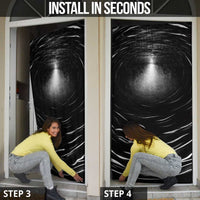 Funny Workplace Meme Office Humor Manager Door Cover Employee Job Joke Worked to Death