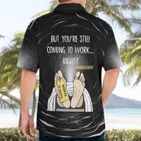 Funny Workplace Meme Office Humor Manager Hawaiian Shirt Employee Job Joke Worked to Death