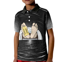 Funny Workplace Meme Office Humor Manager Kid Polo Shirt Employee Job Joke Worked to Death