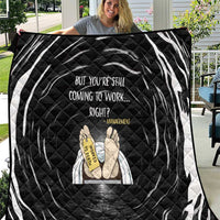 Funny Workplace Meme Office Humor Manager Quilt Employee Job Joke Worked to Death