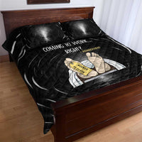 Funny Workplace Meme Office Humor Manager Quilt Bed Set Employee Job Joke Worked to Death