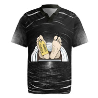 Funny Workplace Meme Office Humor Manager Rugby Jersey Employee Job Joke Worked to Death