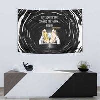 Funny Workplace Meme Office Humor Manager Tapestry Employee Job Joke Worked to Death